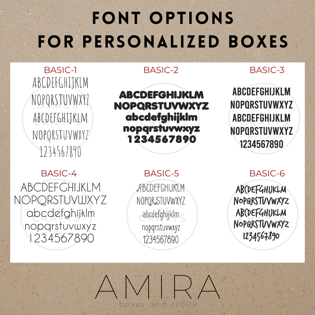 Personalized Gift Box - Navy Blue
