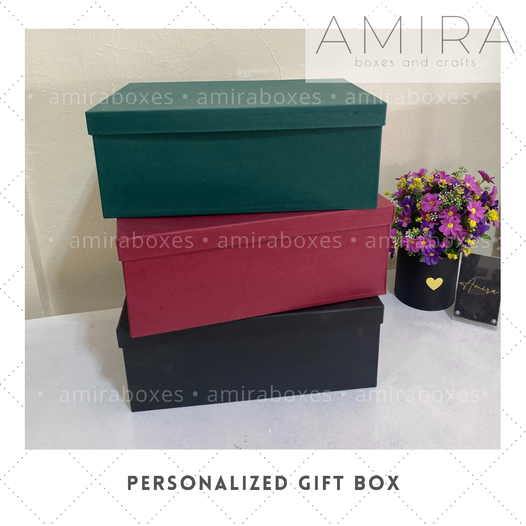 Personalized Rectangle Gift Box | 13x9x5"