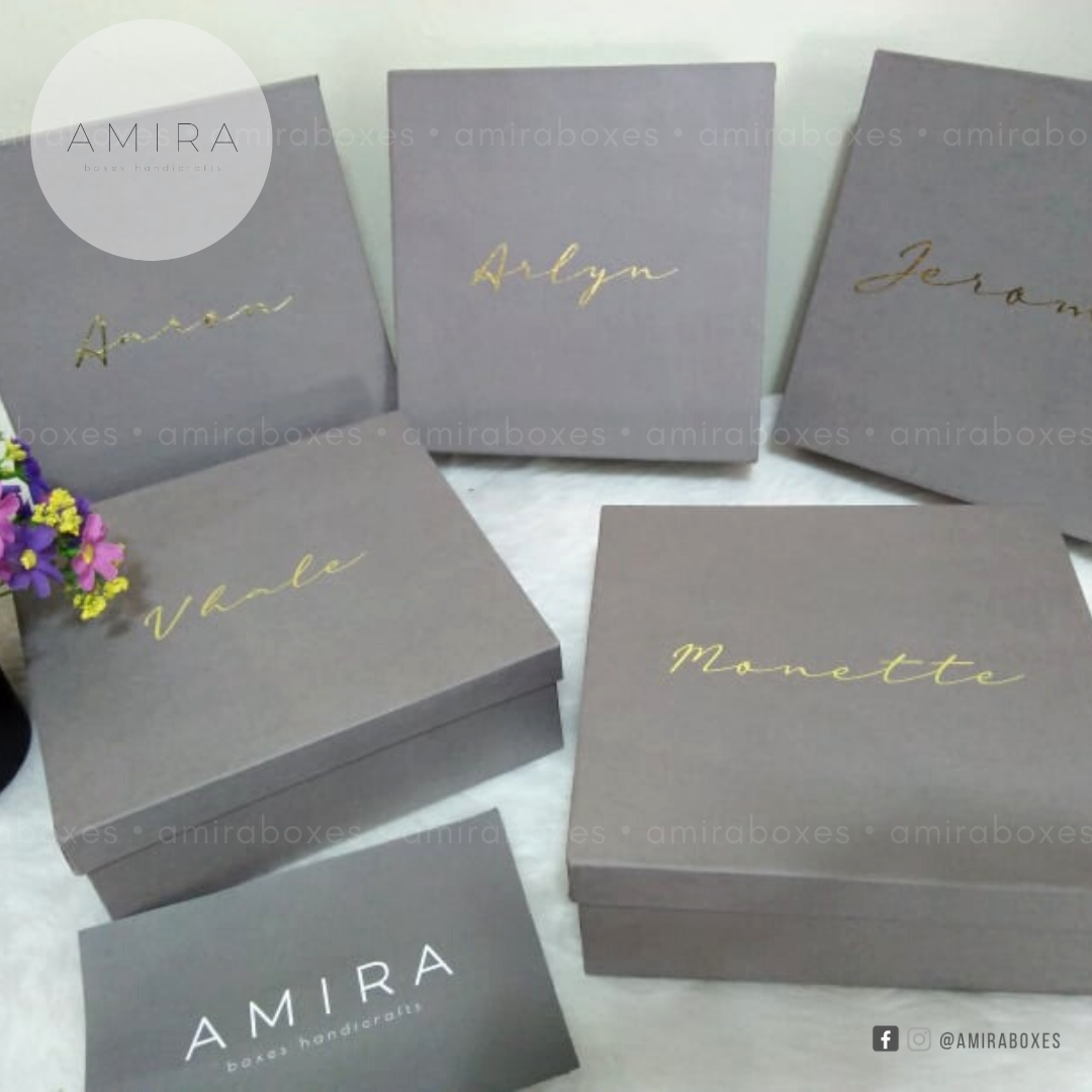 Personalized Gift Box - Gray